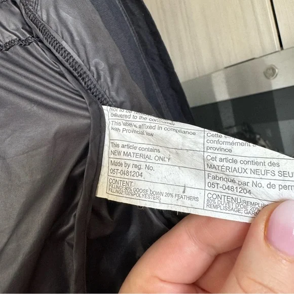 Lululemon Spring Fling Puffy Windbreaker Jacket Animal Swirl Black Size 4 - Picture 9 of 16